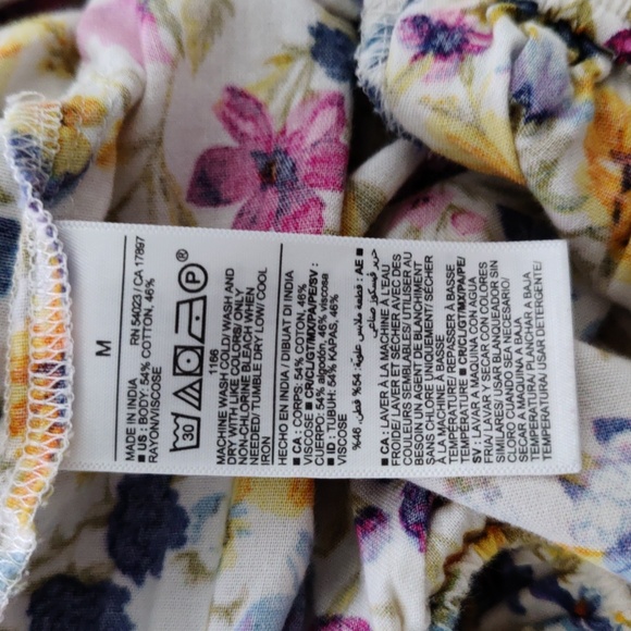 Colorful Floral Midi Skirt - Picture 9 of 10